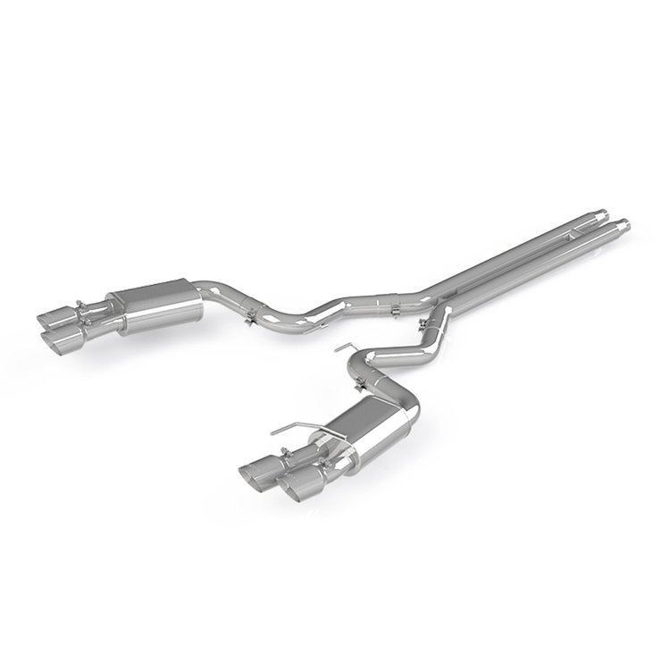 3" CAT BACK QUAD T304