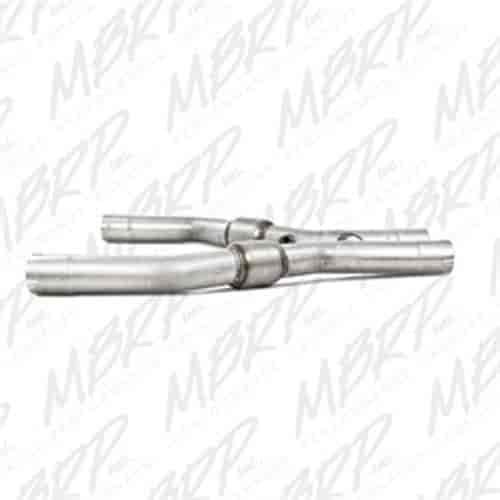 Installer Series Catted H-Pipe 3 in. Use w/MBRP Cat Back System/Headers Aluminized Steel