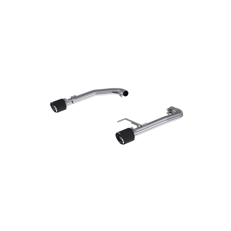 S72473CF Axle-Back Exhaust System 2.5 in., Dual Split Rear Exit, Carbon Fiber For 2026-2015 Ford Mustang