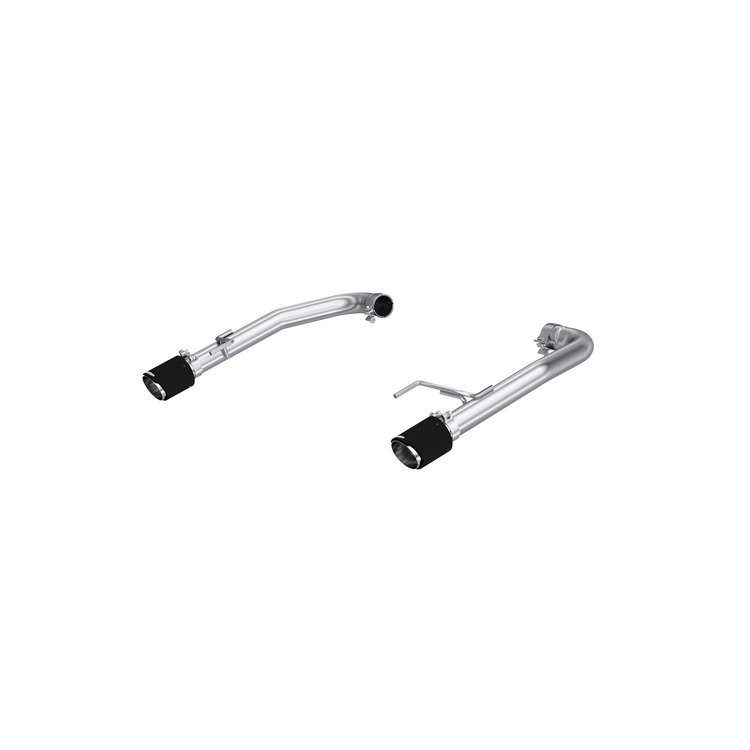S72763CF Axle-Back Exhaust System 2.5 in., Dual Rear Exit, Carbon Fiber Fits Select Ford Mustang