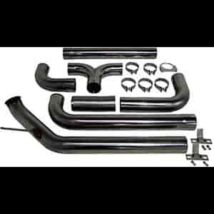 XP Series T409 Stainless Smoker Stack System 2003-04 Dodge Ram 2500/3500 for Cummins 5.9L