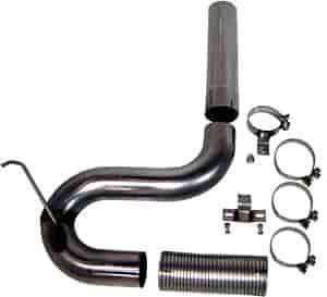 XP Series T409 Stainless Smoker Stack Systems 2007.5-08 Dodge 6.7L for Cummins Quad Cab Long Bed Only