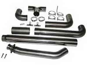 Installer Series Aluminized Smoker Stack System 1994-2002 Dodge Ram 2500/3500 for Cummins 5.9L