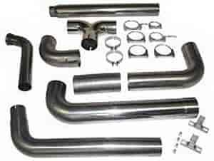 Installer Series Aluminized Smoker Stack System 2003-2007 Ford F-250/350 Powerstroke 6.0L