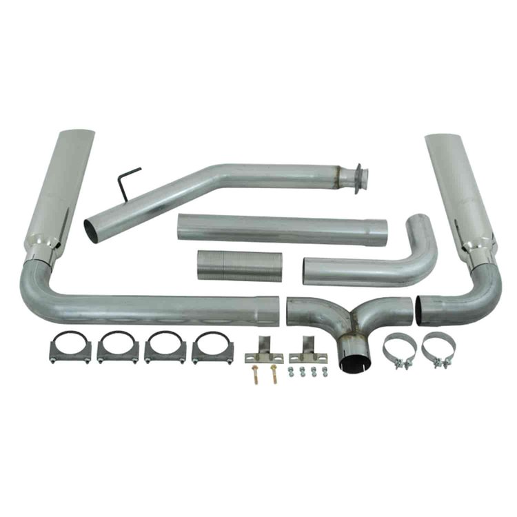 Installer Series Aluminized Smoker Stack System 1994-2002 Dodge Ram 2500/3500 for Cummins 5.9L