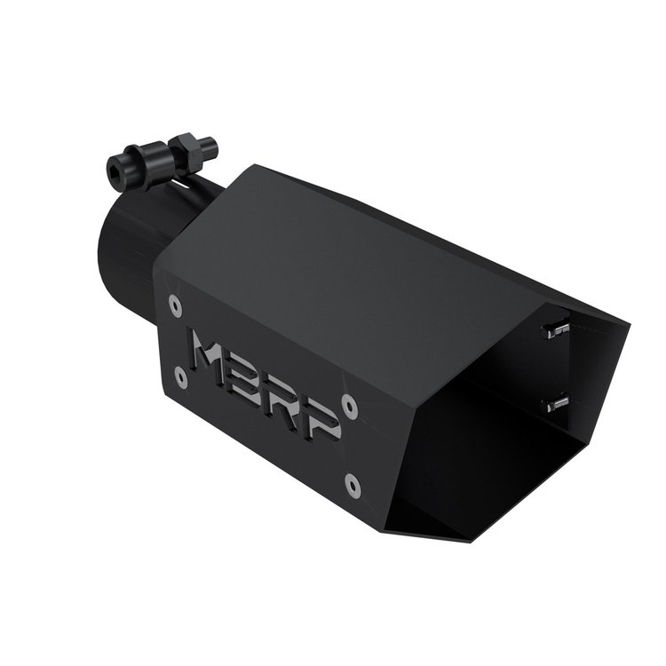 T5173BLK Exhaust Tip Hexagon 2.5 in. Black