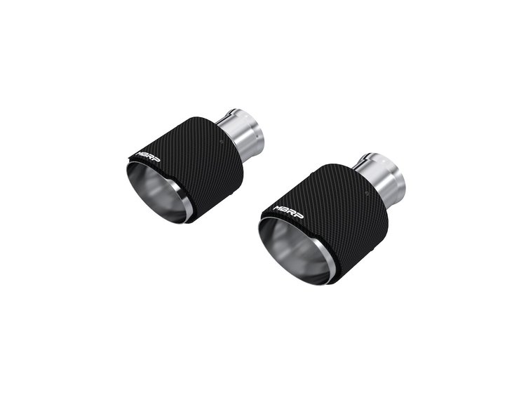 T5197CF Exhaust Tip 5 in. OD, 3.03 in. Inlet, 7.8 in. in Length, Carbon Fiber Fits Select Dodge Charger, Durango