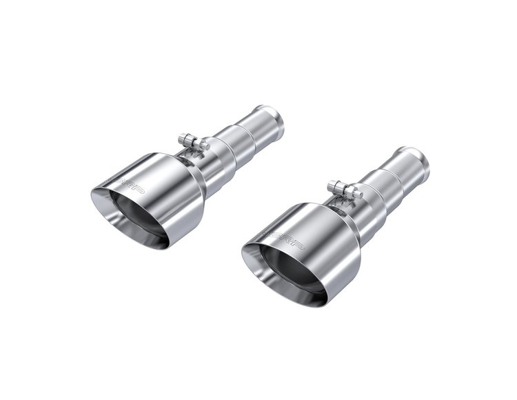 T5199 Exhaust Tip Set Angle Cut Dual Wall 5 in. OD. For 2019-2021 Ram 1500