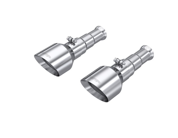 T5200 Exhaust Tip Set Angle Cut Dual Wall 5 in. OD. For 2010-2021 Ram 1500