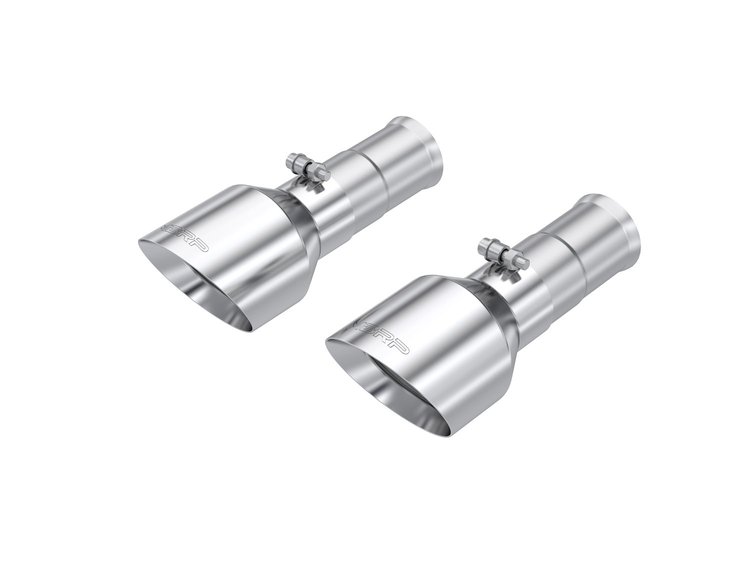 T5204 Exhaust Tip Set Angle Cut Dual Wall 5 in. OD. Fits Select Ram 1500