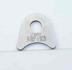 4130 1/8in THK 5/16in HOLE 7/16in HT 1in TUBE RADIUS CHASSIS TAB - QTY 20