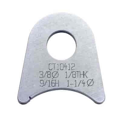 4130 1/8in THK 3/8in HOLE 9/16in HT 1 1/4in TUBE RADIUS CHASSIS TAB - QTY 4