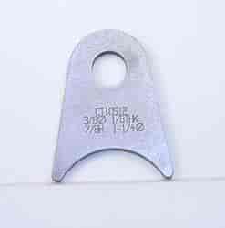 4130 1/8in THK 3/8in HOLE 7/8in HT 1 1/4in TUBE RADIUS CHASSIS TAB - QTY 20