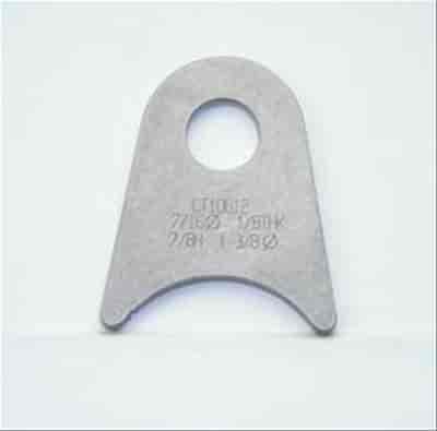 4130 1/8in THK 7/16in HOLE 7/8in HT 1 3/8in TUBE RADIUS CHASSIS TAB - QTY 4