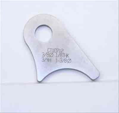 4130 1/8in THK 3/8in HOLE 3/4in HT 1 3/8in TUBE RADIUS CHASSIS TAB - QTY 4