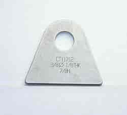 4130 1/8in THK 3/8in HOLE 7/8in HT STRAIGHT CHASSIS TAB - QTY 20