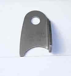 4130 1/8in THK 3/8in HOLE 3/16in HT 1 1/4 TUBE BENT DOWN CHASSIS TAB - QTY 2