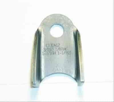 4130 1/8in THK 3/8in HOLE 3/16in HT 1 1/4 TUBE BENT CHASSIS TAB - QTY 2