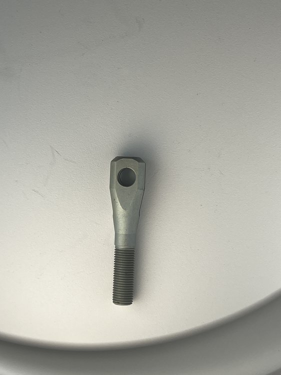 Threaded Clevis Post threaded 3/8-24 NF left hand
