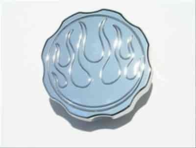 RADIATOR CAP 16LB CHROME FLAMES