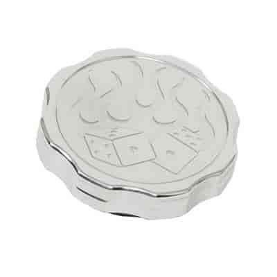 RADIATOR CAP 16LB CHROME FIRE & DICE
