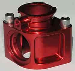 LARGE WATER NECK w/ 1/2in NPT SENSOR PORT-PASSENGER SIDE BLCK