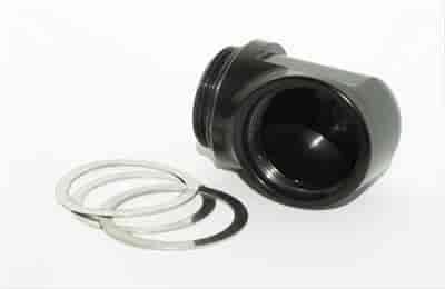 -20AN O-RING BOSS TO -20AN FEMALE 90 DEG RED