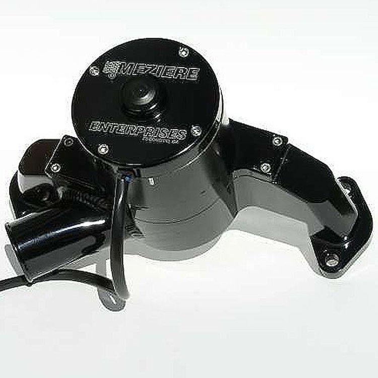 WP300S 300-Series Electric Water Pump for Big Block Chevy [Black Anodized]