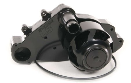 WP319S 300-Series Electric Water Pump for GM LS1/LS6 Engines, 55 GPM [Black Anodized]