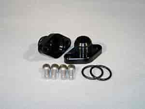 DRCE WATER PUMP PORT ADAPTERS -16AN MALE- PAIR POLISHED
