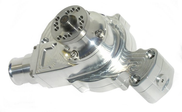 SBC W/P 4 RACE IMPELLER REV ROTATION NATURAL