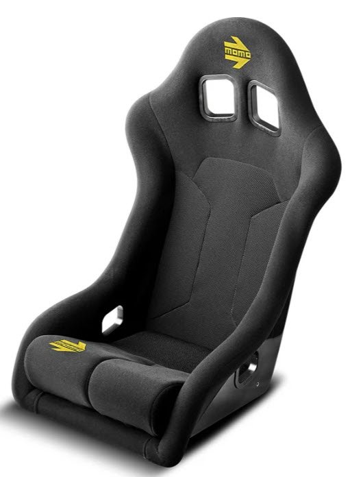 Super Cup XL Highback Bucket Racing Seat [Black Fabric]