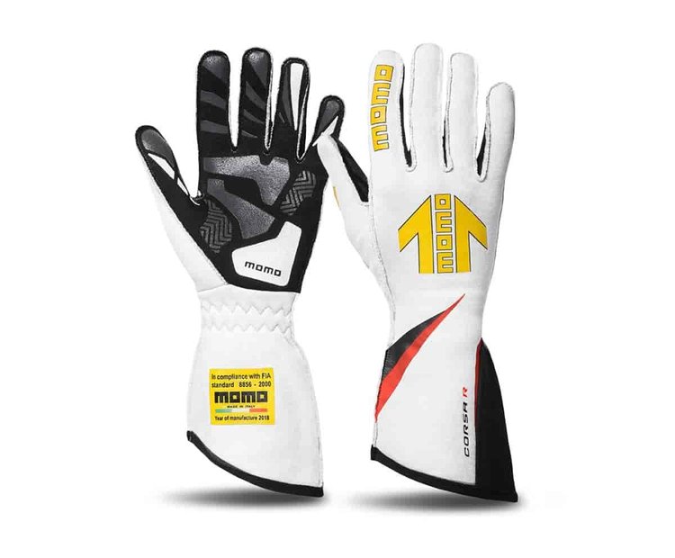 CORSA R GLOVE WHT
