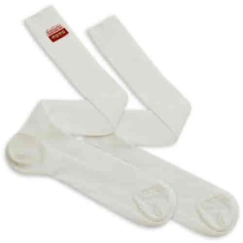 Nomex Long Socks White MO-DRY Soft Knit Nomex