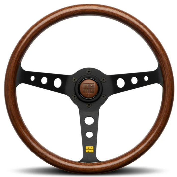MOD.07 Heritage Steering Wheel [350mm, Mahogany Wood]