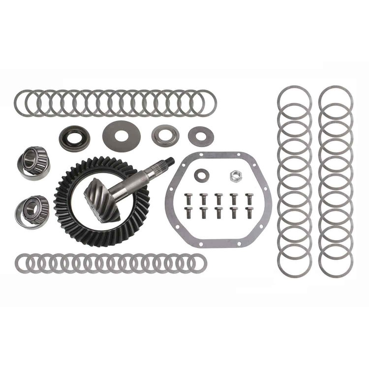 Ring And Pinion Kit; 3.07 Ratio; 43-14 Teeth; w/Kit; Incl. Gasket/Ft./Rr. Pinion Bearings/Ring Gear