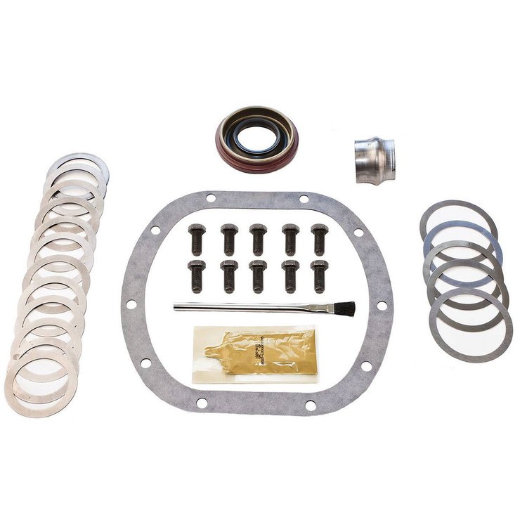 Ring And Pinion Installation Kit; Incl. Pinion-Carrier Shims/Pinion Nut/Ring Gear Bolts/Gear Marking