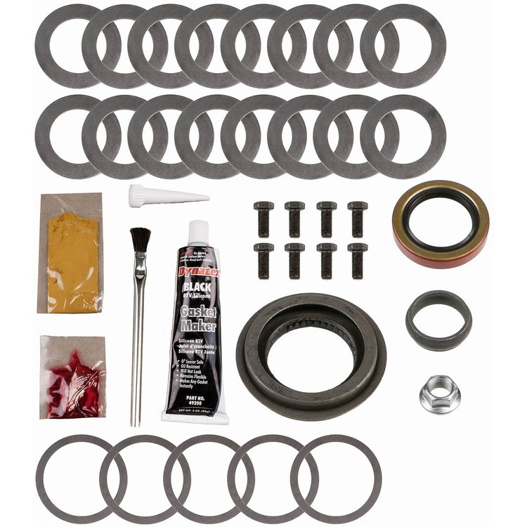 Ring And Pinion Installation Kit; Incl. Pinion-Carrier Shims/Pinion Nut/Ring Gear Bolts/Gear Marking