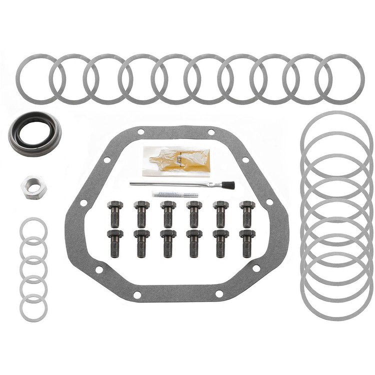 Ring And Pinion Installation Kit; Incl. Pinion-Carrier Shims/Pinion Nut/Ring Gear Bolts/Gear Marking