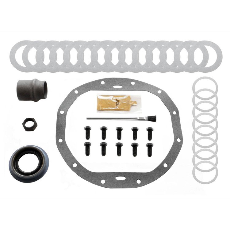 Ring And Pinion Installation Kit; Incl. Pinion-Carrier Shims/Pinion Nut/Ring Gear Bolts/Gear Marking