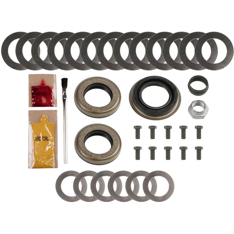 Ring And Pinion Installation Kit; Incl. Pinion-Carrier Shims/Pinion Nut/Ring Gear Bolts/Gear Marking