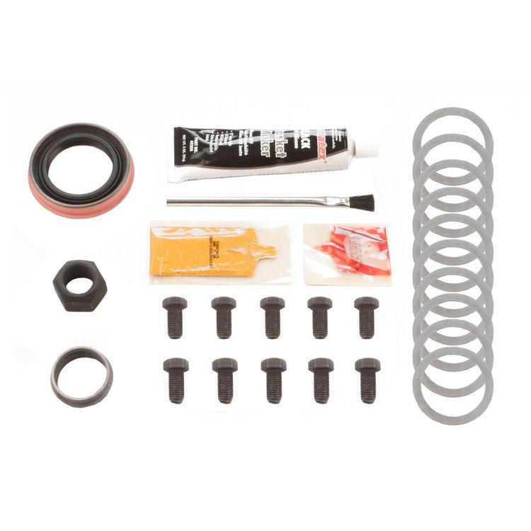 Ring And Pinion Installation Kit; Incl. Pinion-Carrier Shims/Pinion Nut/Ring Gear Bolts/Gear Marking