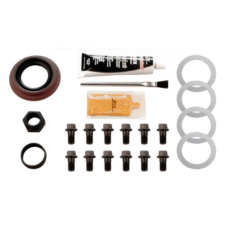 Ring And Pinion Installation Kit; Incl. Pinion-Carrier Shims/Pinion Nut/Ring Gear Bolts/Gear Marking