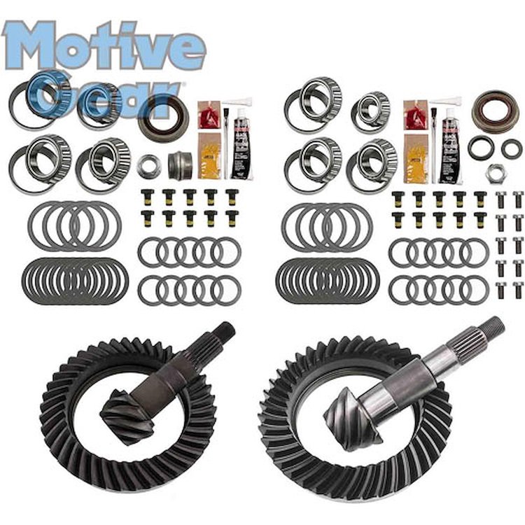 Complete Front and Rear Differential Kit 2007-16 Jeep Wrangler JK Rubicon