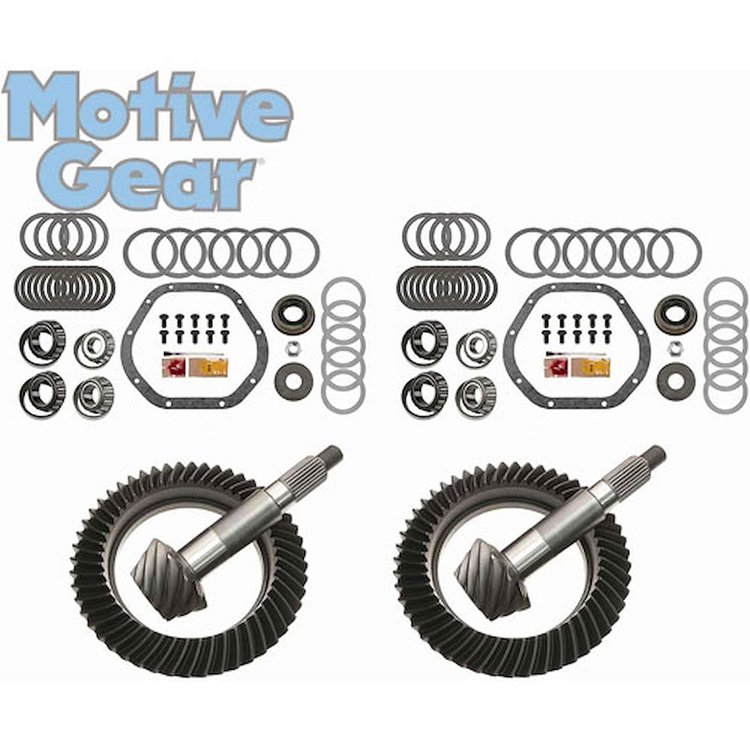Complete Front and Rear Differential Kit 2003-06 Jeep Wrangler Rubicon