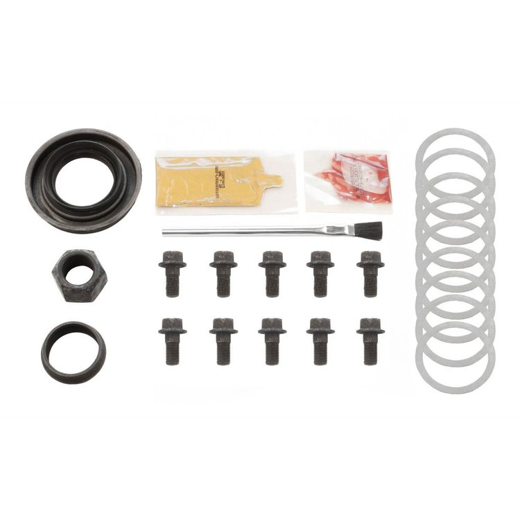 Ring And Pinion Installation Kit; Incl. Pinion-Carrier Shims/Pinion Nut/Ring Gear Bolts/Marking Comp