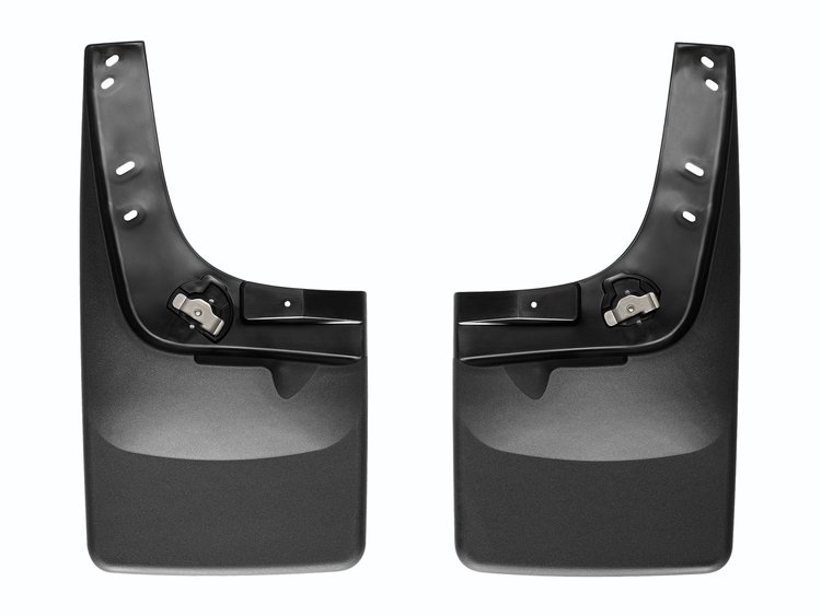 NO DRILL MUDFLAPS BLACK DODGE RAM TRUCK 2500/3500 2004-2008 NO FENDER FLARES