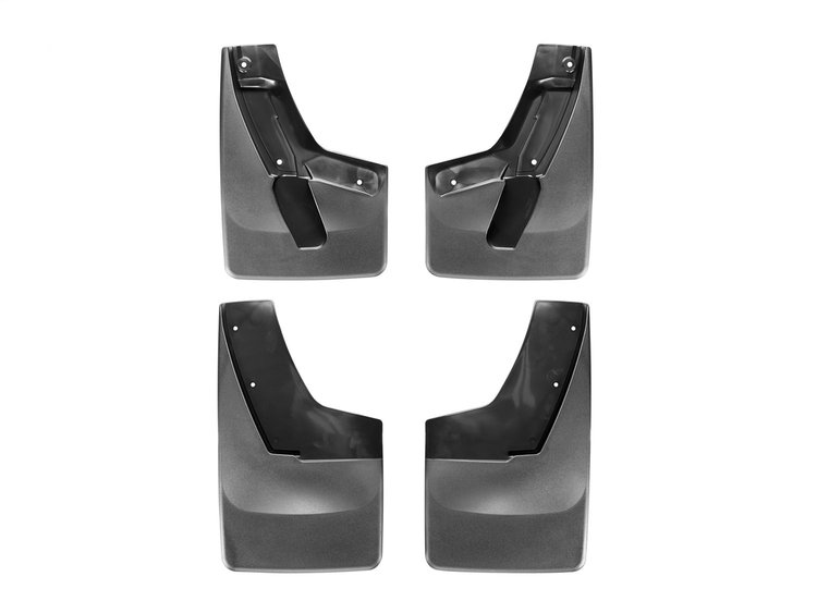 NO DRILL MUDFLAPS BLACK CHEVROLET TAHOE 2015-2017