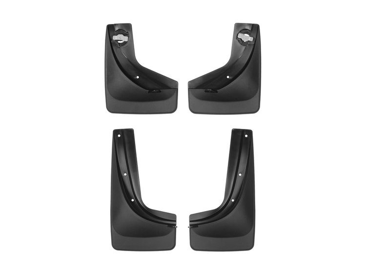 NO DRILL MUDFLAPS BLACK JEEP RENEGADE 2015-2017