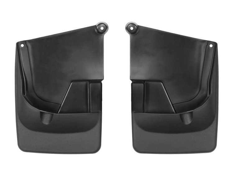 NO DRILL MUDFLAPS BLACK TOYOTA RAV4 2016-2017